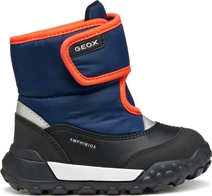 ΜΠΟΤΕΣ ΧΙΟΝΙΟΥ B TREKKYUP B ABX B566LA 054FU C0659 M ΣΚΟΥΡΟ ΜΠΛΕ GEOX