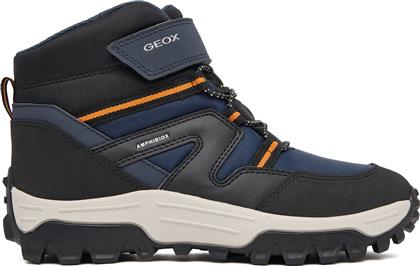 ΜΠΟΤΕΣ ΧΙΟΝΙΟΥ J HIMALAYA B ABX J46FRD 050FU C0659 D ΣΚΟΥΡΟ ΜΠΛΕ GEOX