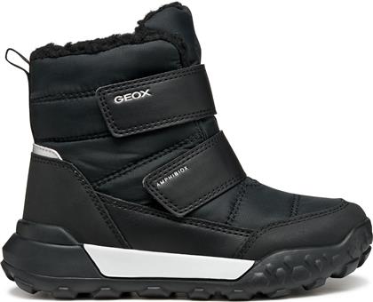 ΜΠΟΤΕΣ ΧΙΟΝΙΟΥ J TREKKYUP B ABX J46MBF 0FU54 C9999 D ΜΑΥΡΟ GEOX