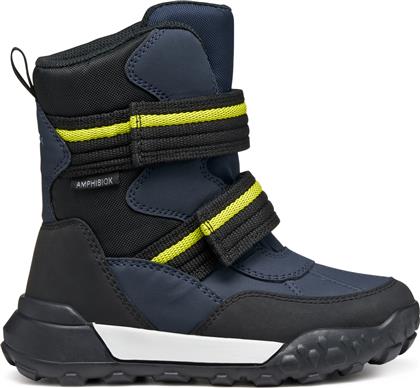 ΜΠΟΤΕΣ ΧΙΟΝΙΟΥ J TREKKYUP B ABX J56MBB 050FU C0749 S ΣΚΟΥΡΟ ΜΠΛΕ GEOX