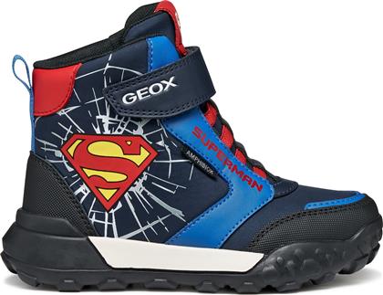 ΜΠΟΤΕΣ ΧΙΟΝΙΟΥ J TREKKYUP B ABX J56MBC 054FU C0735 M ΣΚΟΥΡΟ ΜΠΛΕ GEOX