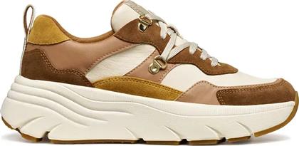 ΓΥΝΑΙΚΕΙΑ ΑΝΑΤΟΜΙΚΑ ΔΕΡΜΑΤΙΝΑ SNEAKERS DIAMANTA D36UFE 022BC C6507 ΜΠΕΖ MULTI GEOX