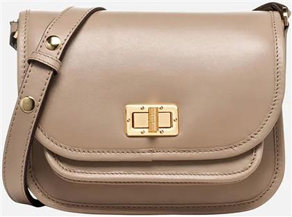 ΓΥΝΑΙΚΕΙΑ ΔΕΡΜΑΤΙΝΗ ΤΣΑΝΤΑ CROSSBODY ''FLAVRIE'' - D46Z4A00043C6738 ΚΑΦΕ ΑΝΟΙΧΤΟ GEOX από το NOTOS