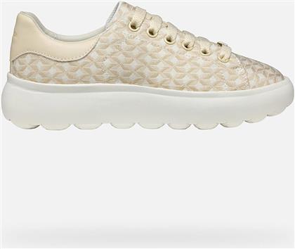 ΓΥΝΑΙΚΕΙΑ ΥΦΑΣΜΑΤΙΝΑ SNEAKERS ''SPHERICA EC4.1'' - D55TCD0DSBCC1122 ΕΚΡΟΥ GEOX