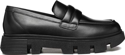 LOAFERS D VILDE D46UAC 00043 C9999 ΜΑΥΡΟ GEOX