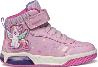 ΠΑΙΔΙΚΑ ΜΠΟΤΑΚΙΑ SNEAKERS ΓΙΑ ΚΟΡΙΤΣΙΑ ''INEK'' (25-32) - 363996 ΡΟΖ GEOX