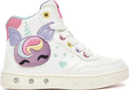 ΠΑΙΔΙΚΑ ΜΠΟΤΑΚΙΑ SNEAKERS ΓΙΑ ΚΟΡΙΤΣΙΑ ''SKYLIN'' (25-33) - 363958 ΛΕΥΚΟ GEOX