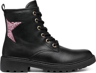 ΠΑΙΔΙΚΑ ΠΑΠΟΥΤΣΙΑ CASEY ΓΙΑ ΚΟΡΙΤΣΙΑ PINK STAR (ΜΕΓΕΘΗ 29-36) - ΜΑΥΡΟ GEOX