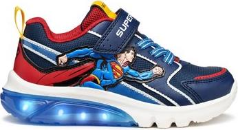 ΠΑΙΔΙΚΑ ΠΑΠΟΥΤΣΙΑ CIBERDRON ΓΙΑ ΑΓΟΡΙΑ SUPERMAN LOW BLUE (ΜΕΓΕΘΗ 25-33) - ΜΠΛΕ GEOX