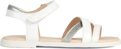 ΠΑΙΔΙΚΑ ΠΑΠΟΥΤΣΙΑ ΓΙΑ ΚΟΡΙΤΣΙΑ SANDAL KARLY GIRL WHITE - ΛΕΥΚΑ GEOX