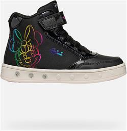 ΠΑΙΔΙΚΑ SNEAKERS ΜΠΟΤΑΚΙΑ ΜΕ ΦΩΤΑΚΙΑ ''SKYLIN'' - J468WE011KNC9999 ΜΑΥΡΟ GEOX