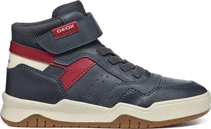 ΠΑΙΔΙΚΑ SNEAKERS ΜΠΟΤΑΚΙΑ ''PERTH'' - 349606 ΜΠΛΕ ΣΚΟΥΡΟ GEOX