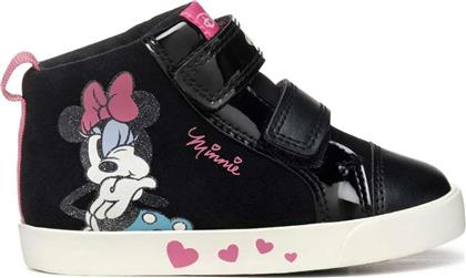 ΠΑΙΔΙΚΑ SNEAKERS ''KILWI MINNIE MOUSE'' - 349339 ΜΑΥΡΟ GEOX από το NOTOS