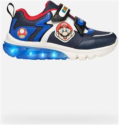 ΠΑΙΔΙΚΑ SNEAKERS ΜΕ ΦΩΤΑΚΙΑ ''CIBERDRON'' (28-32) - J46LBI054FUC4226 ΜΠΛΕ ΣΚΟΥΡΟ GEOX