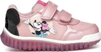 ΠΑΙΔΙΚΑ SNEAKERS ΜΕ ΦΩΤΑΚΙΑ ''LIGHTYLOO MINNIE MOUSE'' - 349355 ΡΟΖ GEOX από το NOTOS