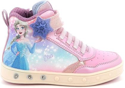 ΠΑΙΔΙΚΟ ΜΠΟΤΑΚΙ ΓΙΑ ΚΟΡΙΤΣΙ FROZEN ΑΝΑΤΟΜΙΚΟ ΜΕ ΦΩΤΑΚΙΑ ON/OFF ΧΡΩΜΑΤΟΣ ΡΟΖ J568WF 0ANAJ C8004 GEOX