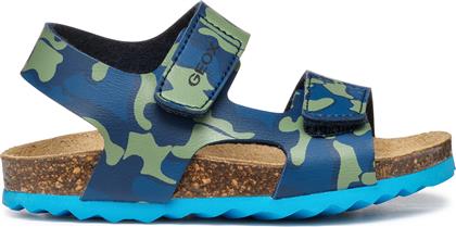 ΣΑΝΔΑΛΙΑ B SANDAL CHALKI B552QB 00004 CF44L M ΣΚΟΥΡΟ ΜΠΛΕ GEOX από το EPAPOUTSIA