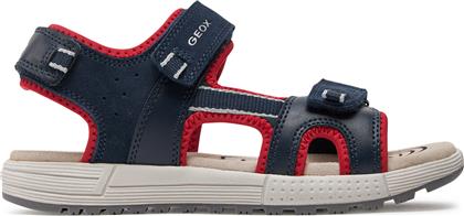 ΣΑΝΔΑΛΙΑ J SANDAL ALBEN BOY J35AVA 01520 C0735 D ΣΚΟΥΡΟ ΜΠΛΕ GEOX