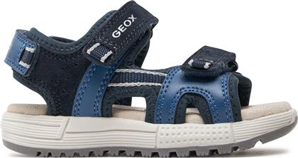 ΣΑΝΔΑΛΙΑ J SANDAL ALBEN BOY J35AVA 01520 CF44M M ΣΚΟΥΡΟ ΜΠΛΕ GEOX