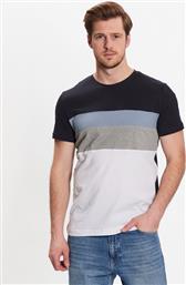 T-SHIRT M3510F-T2870 F4544 ΣΚΟΥΡΟ ΜΠΛΕ REGULAR FIT GEOX