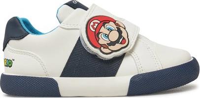 ΒΡΕΦΙΚΑ ΠΑΠΟΥΤΣΙΑ GISLI ΓΙΑ ΑΓΟΡΙΑ MARIO BROS (ΜΕΓΕΘΗ 21-27) - ΛΕΥΚΟ GEOX