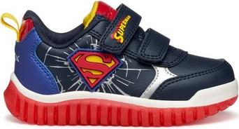 ΒΡΕΦΙΚΑ ΠΑΠΟΥΤΣΙΑ LIGHTYLOO ΓΙΑ ΑΓΟΡΙΑ NAVY SUPERMAN (ΜΕΓΕΘΗ 23-27) - ΜΠΛΕ GEOX