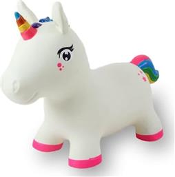 GERARDOS JUMPY ΦΟΥΣΚΩΤΟ ΖΩΑΚΙ ΜΟΝΟΚΕΡΟΣ 60 X 20 X 42 CM - ΛΕΥΚΟΣ GERARDOS TOYS