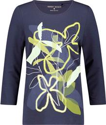 ΓΥΝΑΙΚΕΙΑ ΜΠΛΟΥΖΑ ΜΕ FLORAL PRINT - 170012-56061 ΣΚΟΥΡΟ ΜΠΛΕ GERRY WEBER