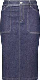 ΓΥΝΑΙΚΕΙΑ MIDI DENIM ΦΟΥΣΤΑ - 110000-52007 DENIM BLUE GERRY WEBER