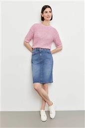 ΓΥΝΑΙΚΕΙΑ MINI ΦΟΥΣΤΑ DENIM ΠΕΝΤΑΤΣΕΠΗ ΜΕ WASHED-OUT EFFECT - 211007-66832 DENIM BLUE GERRY WEBER