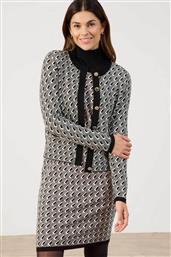 ΓΥΝΑΙΚΕΙΑ ΠΛΕΚΤΗ ΖΑΚΕΤΑ ΜΕ PRINT - 430134-35714 ΜΑΥΡΟ GERRY WEBER