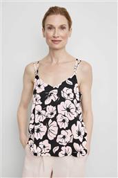 ΓΥΝΑΙΚΕΙΟ ΑΜΑΝΙΚΟ ΤΟΠ ΜΕ FLORAL PRINT - 360022-31411 ΕΚΡΟΥ GERRY WEBER