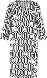 ΓΥΝΑΙΚΕΙΟ MIDI ΦΟΡΕΜΑ ΜΕ GEOMETRICAL PRINT - 580053-31430 ΑΣΠΡΟΜΑΥΡΟ GERRY WEBER
