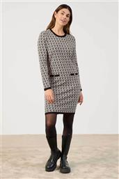 ΓΥΝΑΙΚΕΙO MINI ΠΛΕΚΤΟ ΦΟΡΕΜΑ ΜΕ PRINT - 480044-35714 ΜΑΥΡΟ GERRY WEBER από το NOTOS