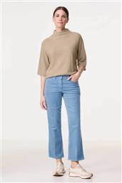 ΓΥΝΑΙΚΕΙΟ ΤΖΙΝ ΠΑΝΤΕΛΟΝΙ ΠΕΝΤΑΤΣΕΠΟ CROPPED FLARED FIT - 322020-66243 ΜΠΛΕ ΑΝΟΙΧΤΟ GERRY WEBER από το NOTOS