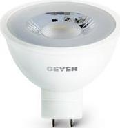 ΛΑΜΠΤΗΡΑΣ LED MR16 6W GU5.3 4000K 470LM 36° GEYER