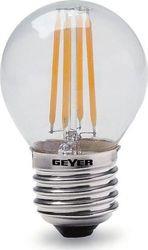 ΛΑΜΠΤΗΡΑΣ LED ΣΦΑΙΡΙΚΗ FILAMENT G45 4W E14 2700K 380LM DIM GEYER