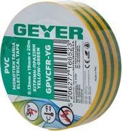 ΜΟΝ.ΤΑΙΝΙΑ PVC 0.13MMX19MMX20M ΚΙΤΡ./ΠΡΑΣ. GEYER