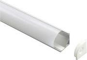 ΠΡΟΦΙΛ ΑΛΟΥΜΙΝΙΟΥ AL601 ΓΙΑ ΤΑΙΝΙΑ LED ΕΩΣ 10MM GEYER