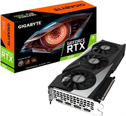 GEFORCE RTX 3060 GAMING OC 12GB ΚΑΡΤΑ ΓΡΑΦΙΚΩΝ GIGABYTE