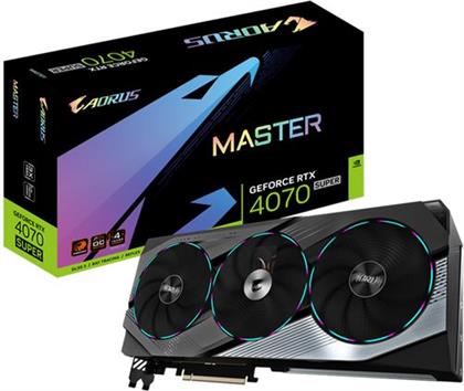 GEFORCE RTX 4070 SUPER 12GB AORUS MASTER ΚΑΡΤΑ ΓΡΑΦΙΚΩΝ GIGABYTE