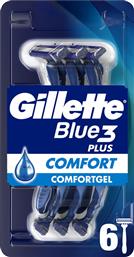 ΞΥΡΑΦΑΚΙΑ ΜΙΑΣ ΧΡΗΣΗΣ BLUE 3 COMFORT (6 ΤΕΜ) GILLETTE από το e-FRESH