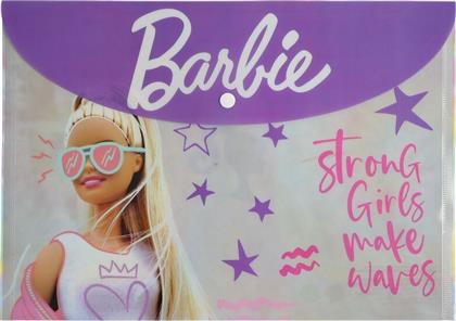 BARBIE ΦΑΚΕΛΟΣ ΚΟΥΜΠΙ Α4 PP-1ΤΜΧ (349-84580) GIM