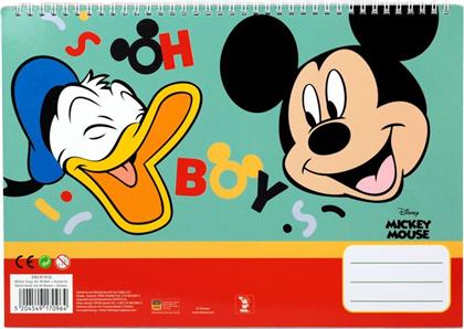 MICKEY STREET ΜΠΛΟΚ ΖΩΓΡΑΦΙΚΗΣ Α4+STICKERS-40 ΦΥΛΛΑ (340-91416) GIM