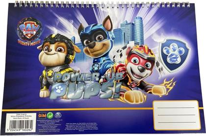 PAW PATROL ΜΠΛΟΚ ΖΩΓΡΑΦΙΚΗΣ Α4 30 ΦΥΛΛΩΝ-1ΤΜΧ (334-21413) GIM