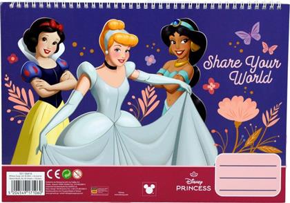 PRINCESS ΜΠΛΟΚ ΖΩΓΡΑΦΙΚΗΣ Α4 ΚΑΙ STICKERS (331-56416) GIM