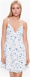 ΦΟΡΕΜΑ ΚΑΛΟΚΑΙΡΙΝΟ MINI DRESS 19932 ΛΕΥΚΟ REGULAR FIT GINA TRICOT