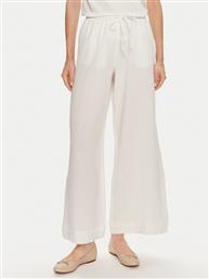 ΠΑΝΤΕΛΟΝΙ ΥΦΑΣΜΑΤΙΝΟ 22655 ΛΕΥΚΟ WIDE LEG GINA TRICOT