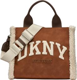 ΓΥΝΑΙΚΕΙΑ ΤΣΑΝΤΑ ΧΕΙΡΟΣ ΩΜΟΥ DKNY HADLEE SMALL TOTE R53AMC80-TBC ΤΑΜΠΑ