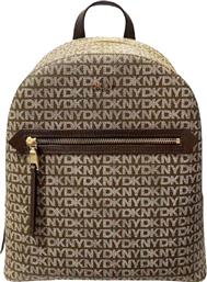 ΓΥΝΑΙΚΕΙΟ ΣΑΚΙΔΙΟ ΠΛΑΤΗΣ DKNY BRYANT BACKPACK R51KYJ33-N42 ΚΑΦΕ LOGO